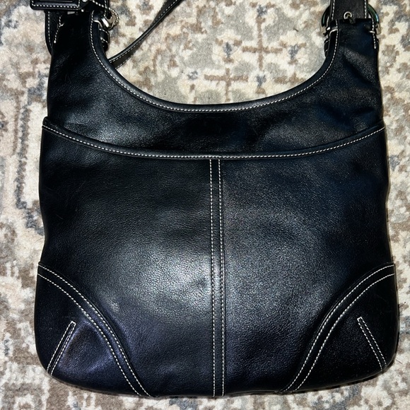 Vintage Coach Soho Legacy Slim Hippie 9549 black Leather - Picture 8 of 8